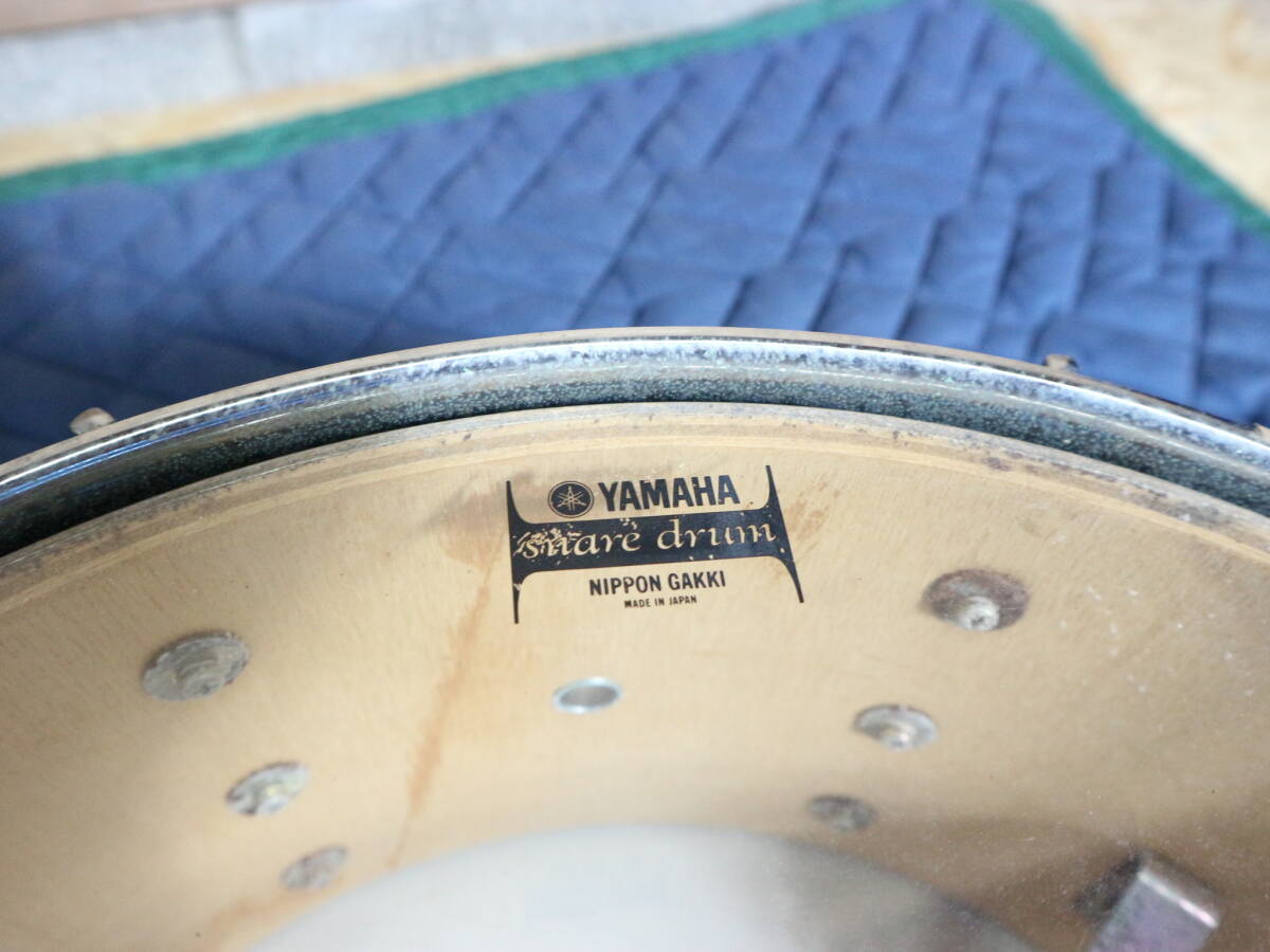 YAMAHA/ヤマハ80'SD-365G/スネアドラム 日本製 【80年代ヴィンテージ】楽器 現状品 中古 batter 188 COATINGの画像10