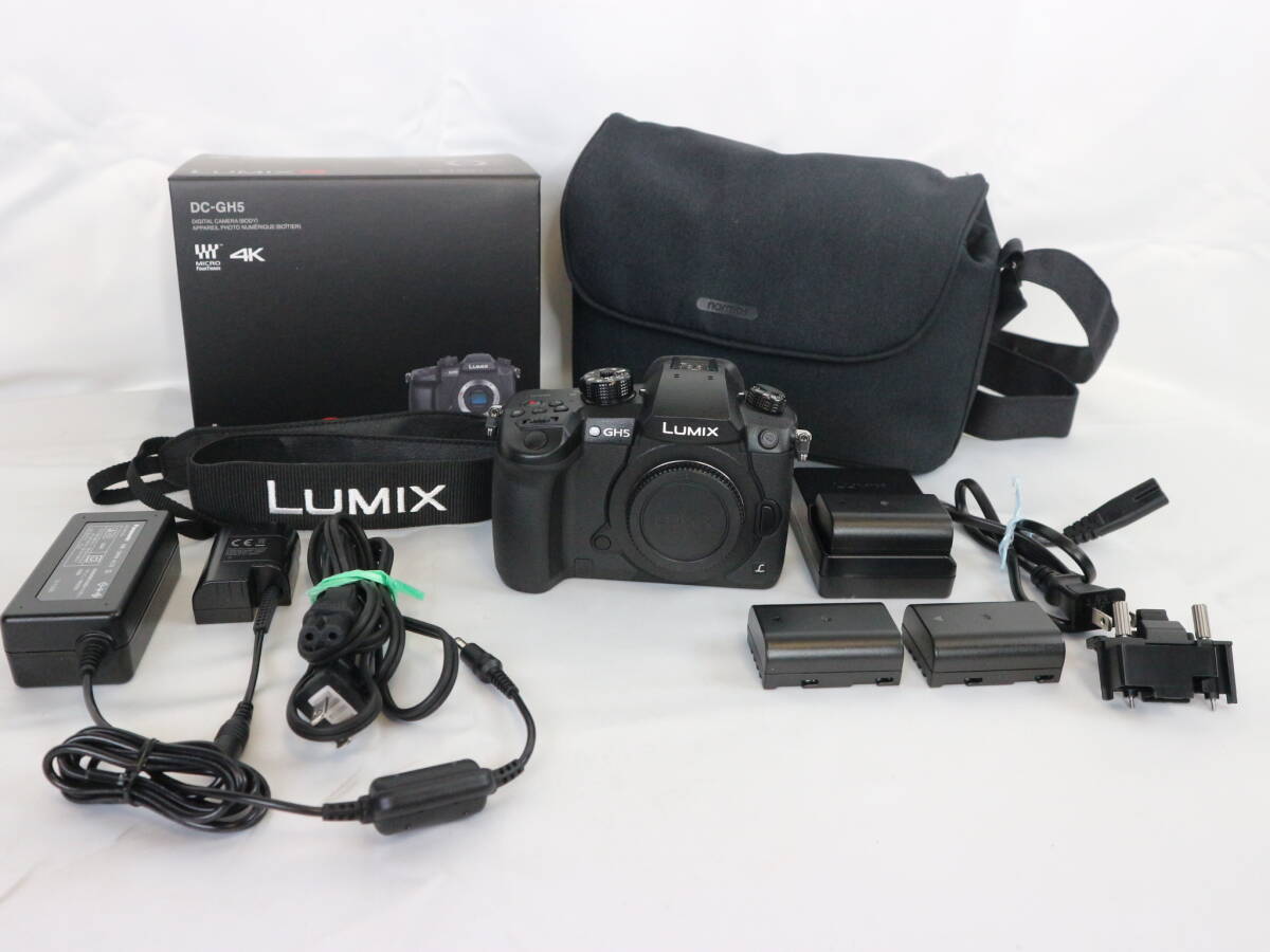 Panasonic/パナソニック ミラーレス一眼カメラ LUMIX DC-GH5 ボディ/マイクロフォーサーズ/2033万画素/付属品有 100サイズの画像1