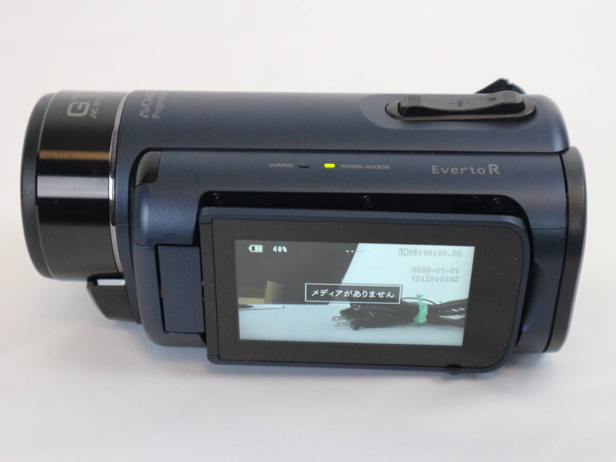 JVC GZ-RY980-A デジタルビデオカメラ JVC 4K LENS GT/Φ46mm1:1.8/3.76-37.6mm レンズキャップ欠品 動作OK 現状品 60サイズの画像6