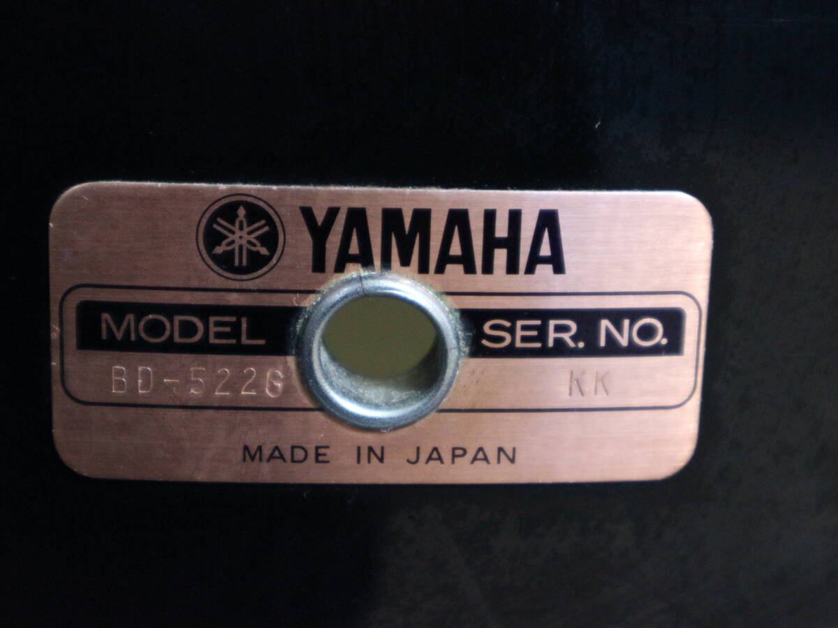 中古 現状品 YAMAHA ヤマハ BD-522G バスドラム 80年代ヴィンテージ 楽器 batter 188 COATINGの画像10
