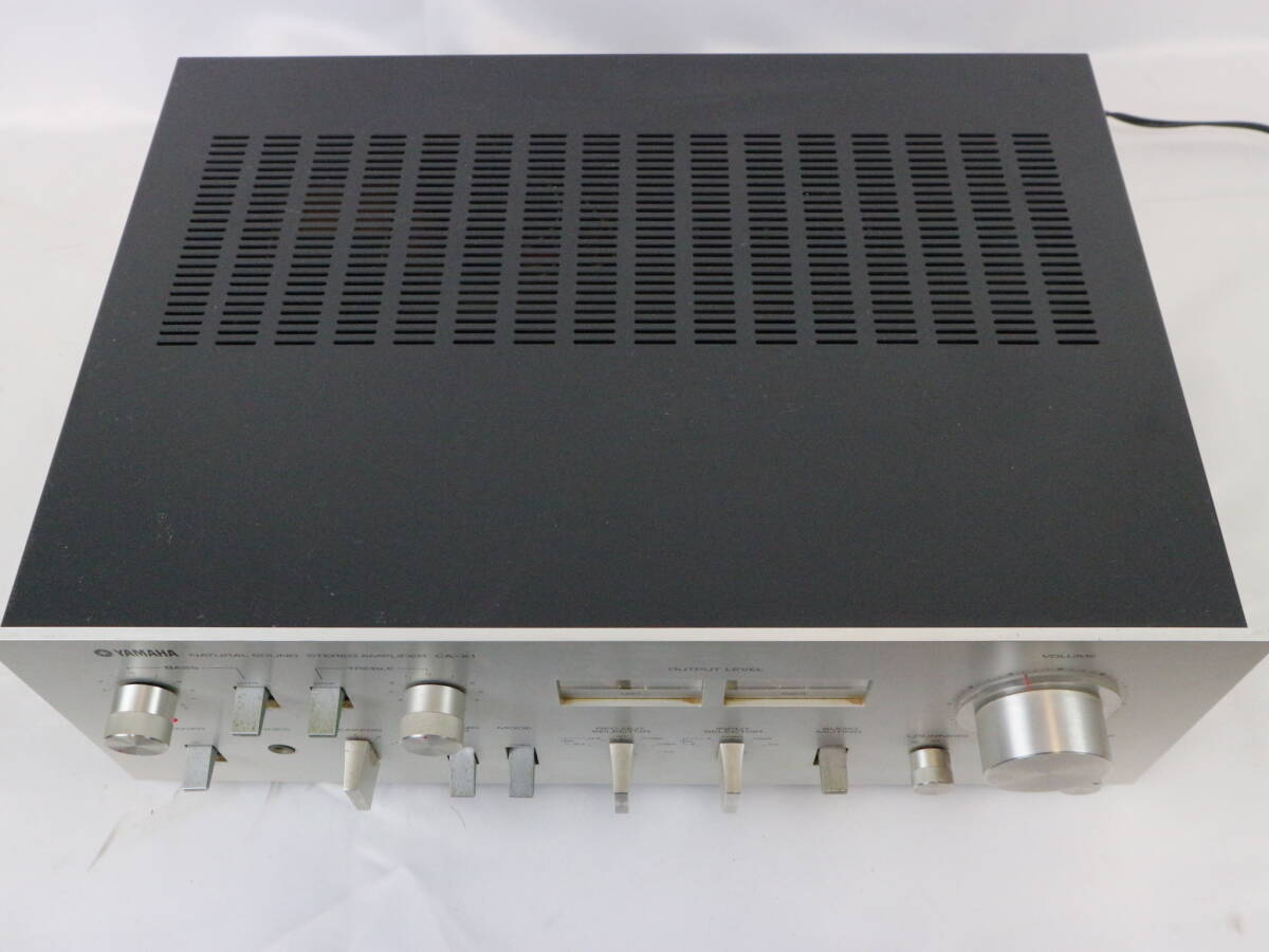 通電OK YAMAHA/ヤマハ プリメインアンプ CA-X1 オーディオ機器 音響機材 現状品 名機 ステレオアンプ 120サイズ_画像6