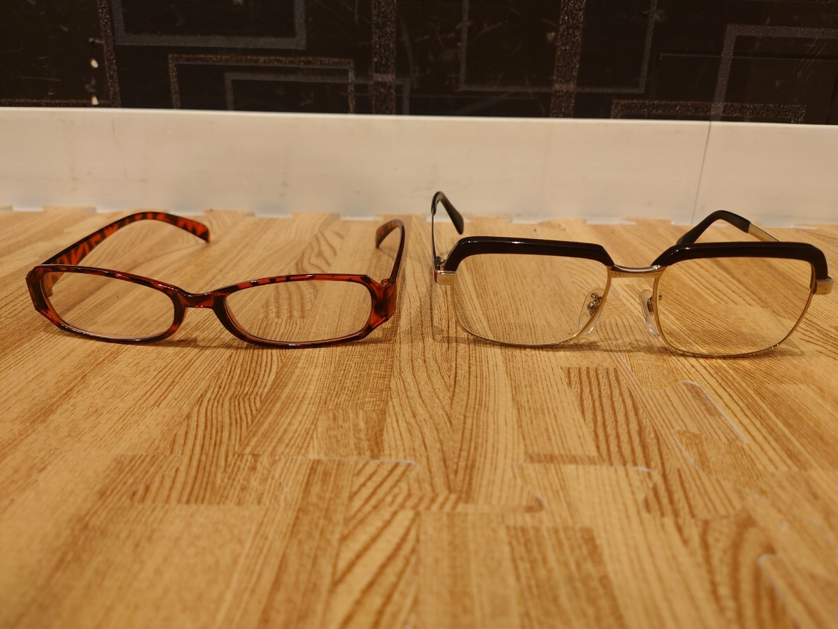 sr1234 133 メガネ サングラス 4つセット 眼鏡 めがね アイウェア ファッション小物 現状品 中古の画像6