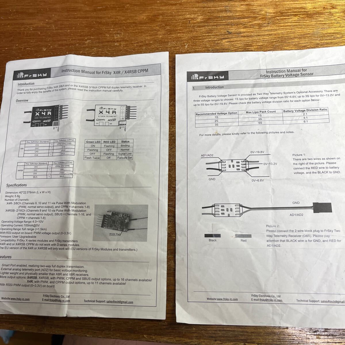 frsky ACCST X4R 電圧センサー付き_画像4