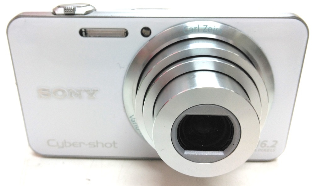 ★SONY デジタルカメラ Cyber-shot WX70 (1620万画素CMOS/光学x5) ホワイト《動作確認済》※互換USB充電器、バッテリー付 中古※税込価格★の画像3