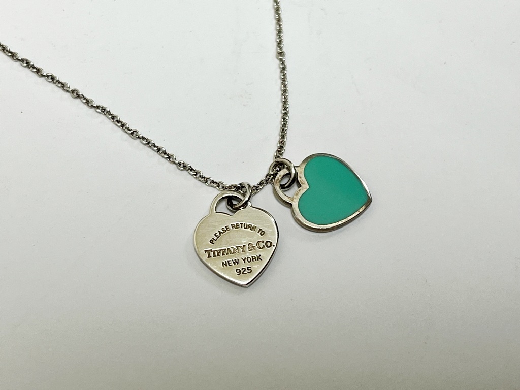 ☆TIFFANY＆Co./ティファニー ダブルハート シルバー 925 ネックレス《中古品》☆ _画像2