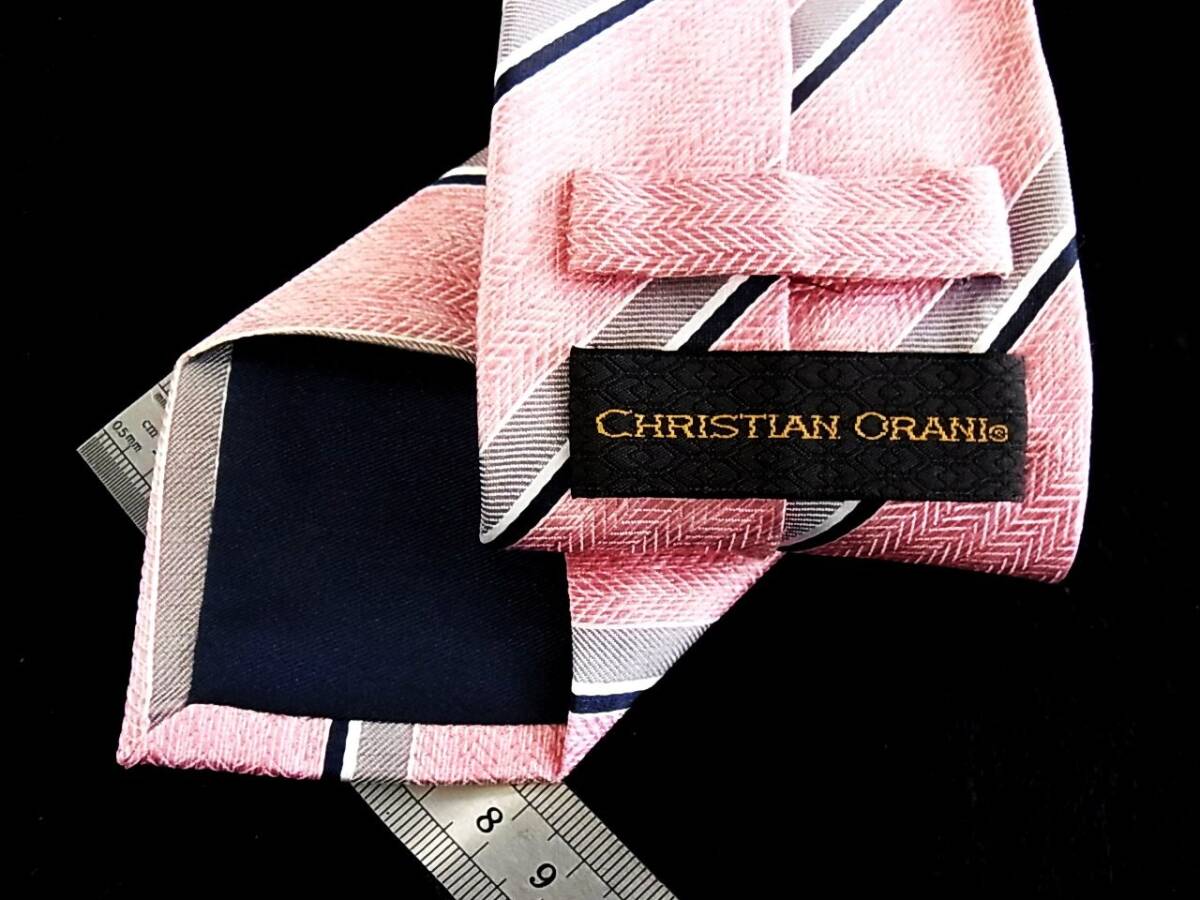 ☆【新品】☆6216 在庫処分セール/オラーニ【シルク100％】「CHRISTIAN　ORANI」ネクタイ_画像2