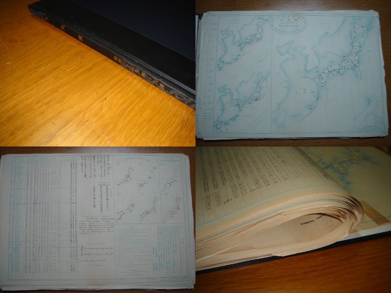 戦前 中央気象台発行大判天気図 明治35年4-6月期91枚一括■韓国朝鮮台湾中国支那満州天気予報データ大量■釜山仁川元山竹島鬱陵島台北の画像1
