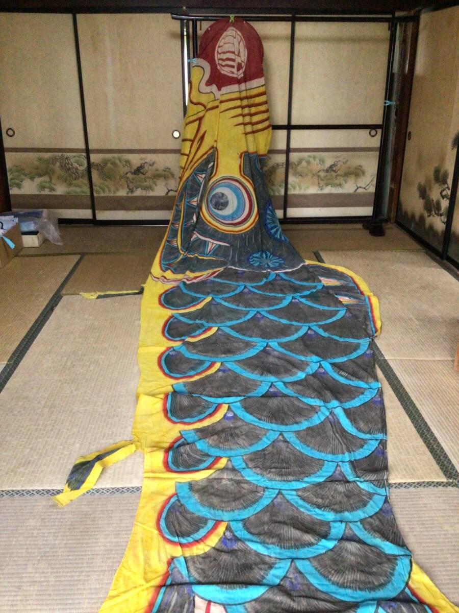 はなだの古布：：巨大な鯉幟７，６メートル_画像1