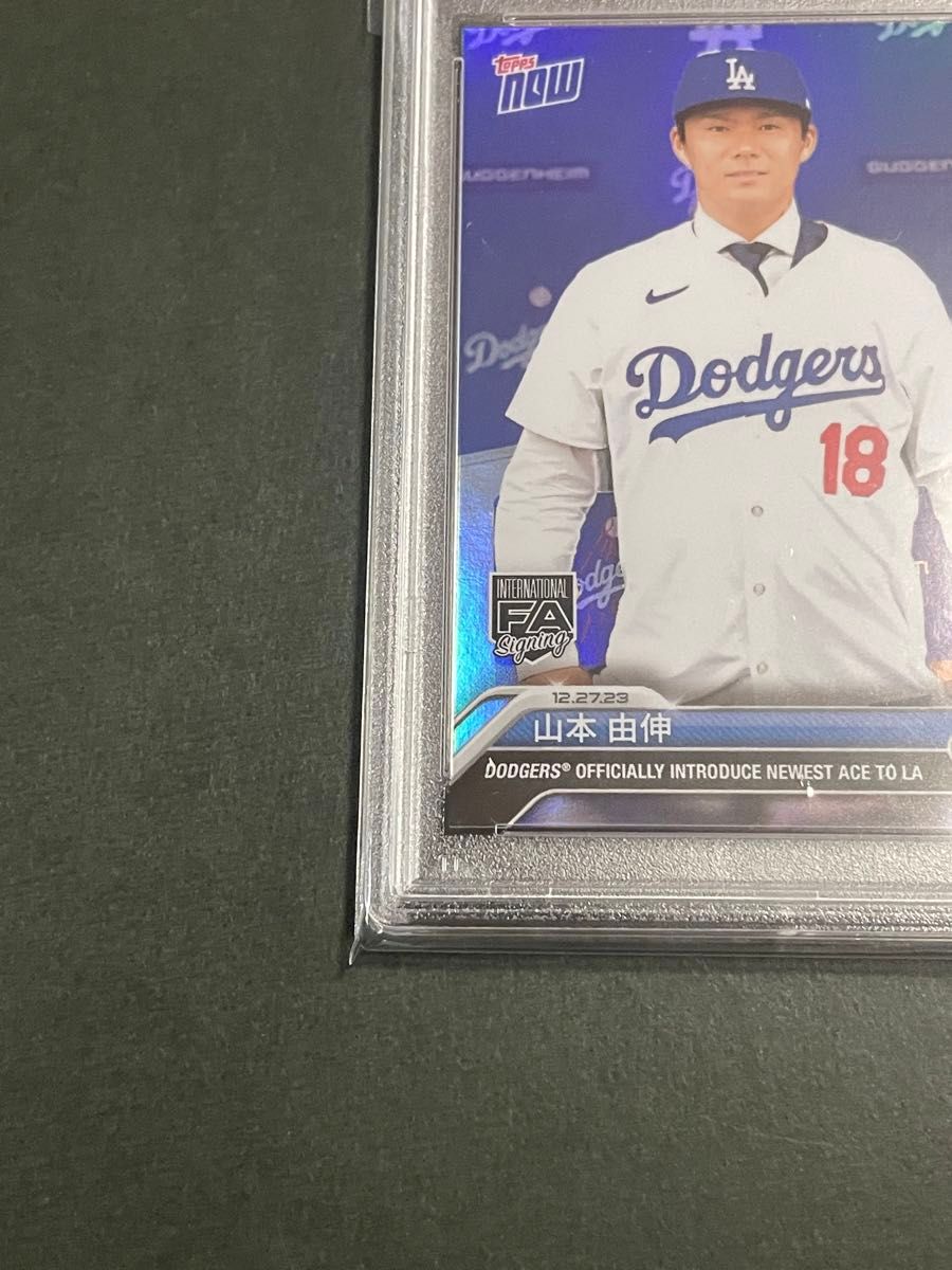PSA9 山本由伸 TOPPS NOW OS−25 SP ラッキーオーダー 漢字ver PSA9 山本由伸 TOPPS NOW OS−25 SP ラッキーオーダー 漢字ver