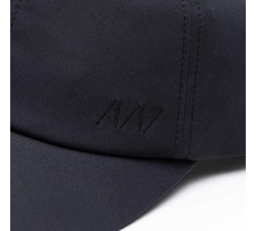 即完売　希少　美品　送料込　meanswhile ミーンズワイル　6PANEL COMMUTER CAP OFF BLACK 黒　キャップ 帽子 キャップ　ハット