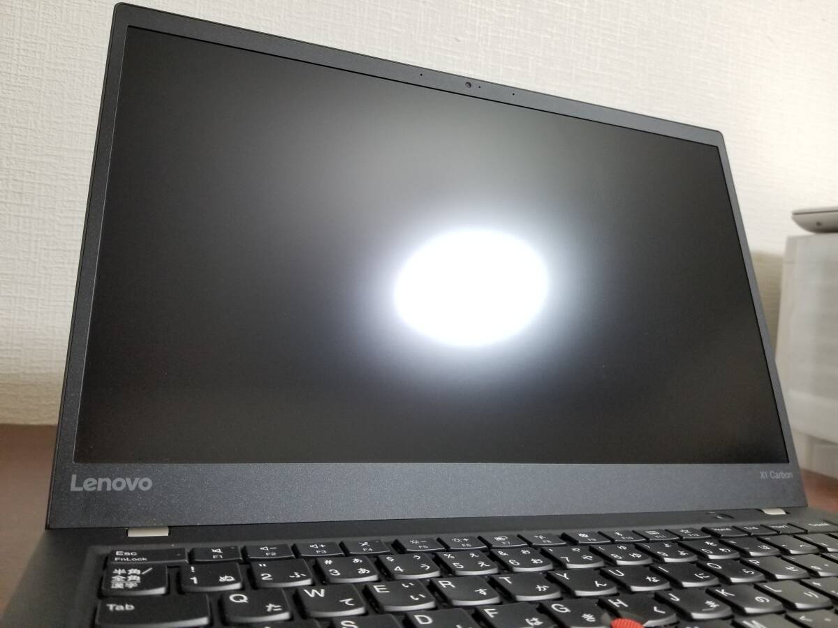 517 良品 Lenovo ThinkPad X1 Carbon 2017年製 Core i5 第7世代(7200U)◆メモリ8GB◆M.2 SSD128GB◆14インチ◆Full HD◆Win11 PC_画像6