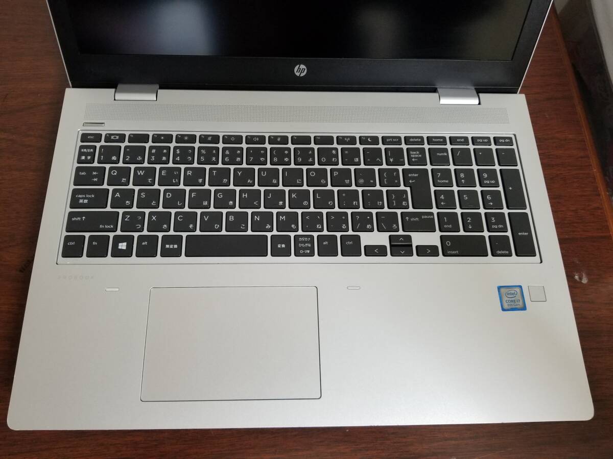605 美品 動作品 HP ProBook 650 G5 Core i7 第8世代 (8565U)◆16GB◆M.2 SSD512GB◆15.6インチ Full HD Win11 PC laptop Office 2021の画像6