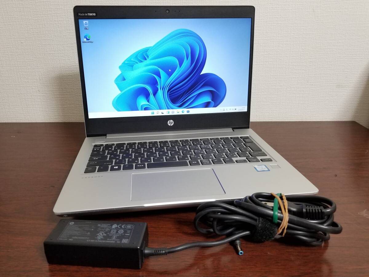 653 ほぼ新品 美品 動作品 HP ProBook 430 G6 Core i5 第８世代 (8265U)◆RAM8GB◆超高速 M.2 SSD750GB ◆13.3インチ HD Win11 PC laptop_画像1