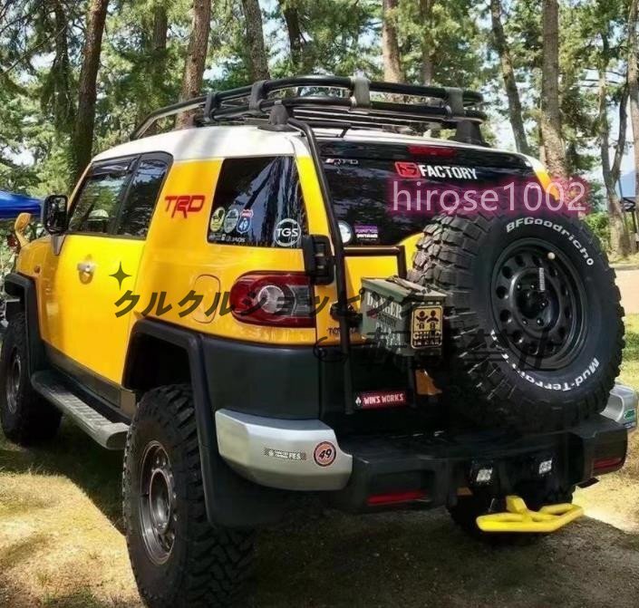 トヨタ FJ クルーザー FJ Cruiser 07-20 スズキジムニー 左側 テールゲートラダー 1p_画像1