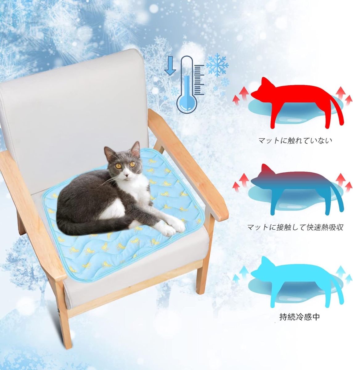 ペットマット 夏用 犬 猫 ひんやりマット ペットシート 冷感 ペットベッド