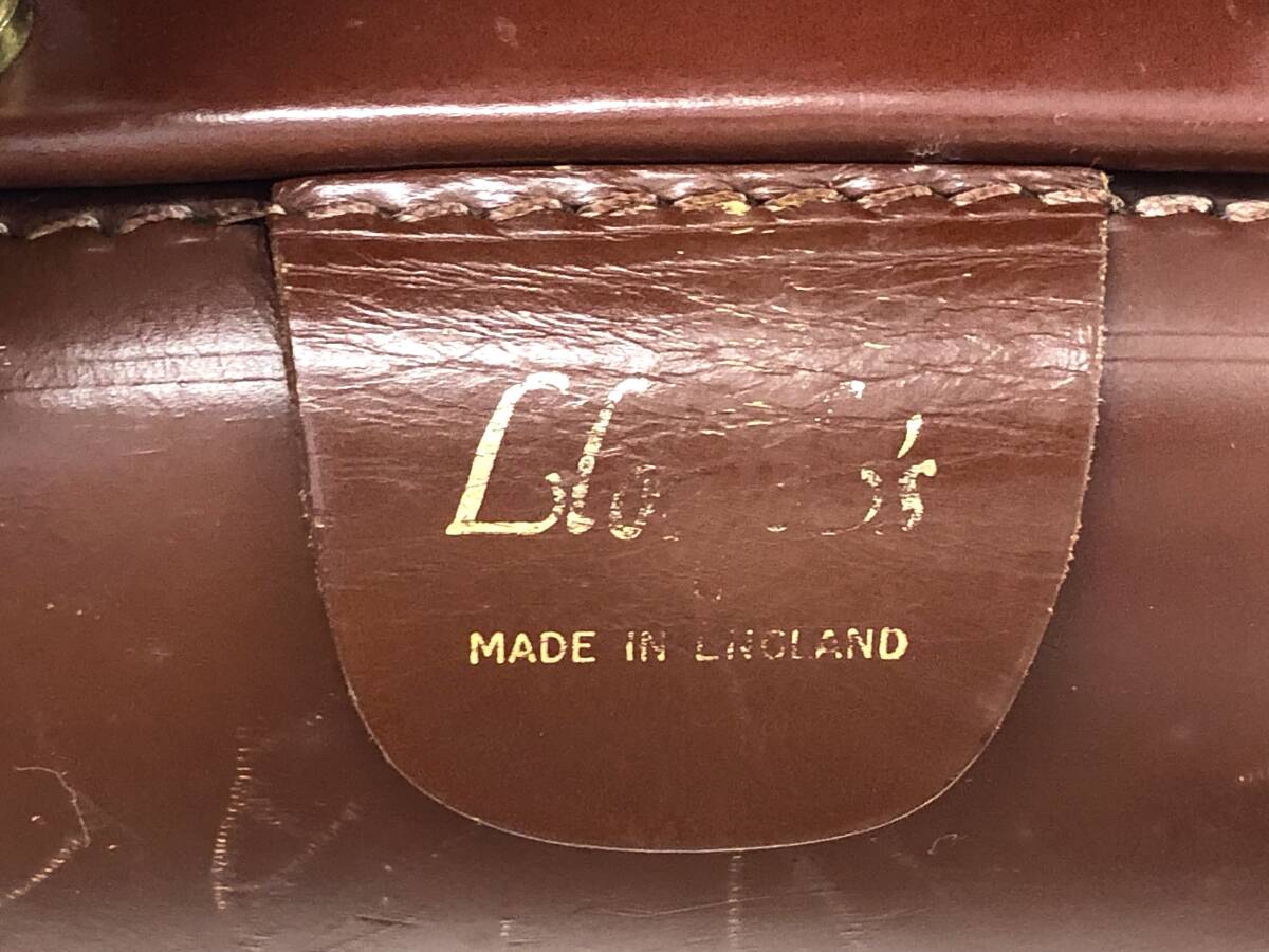 T04/118 Lloyd's ダレス ビジネスバッグ ダレスバッグ ハンドバッグ ブリーフケース 書類鞄 トップハンドル ゴールド金具 ブラウンの画像6
