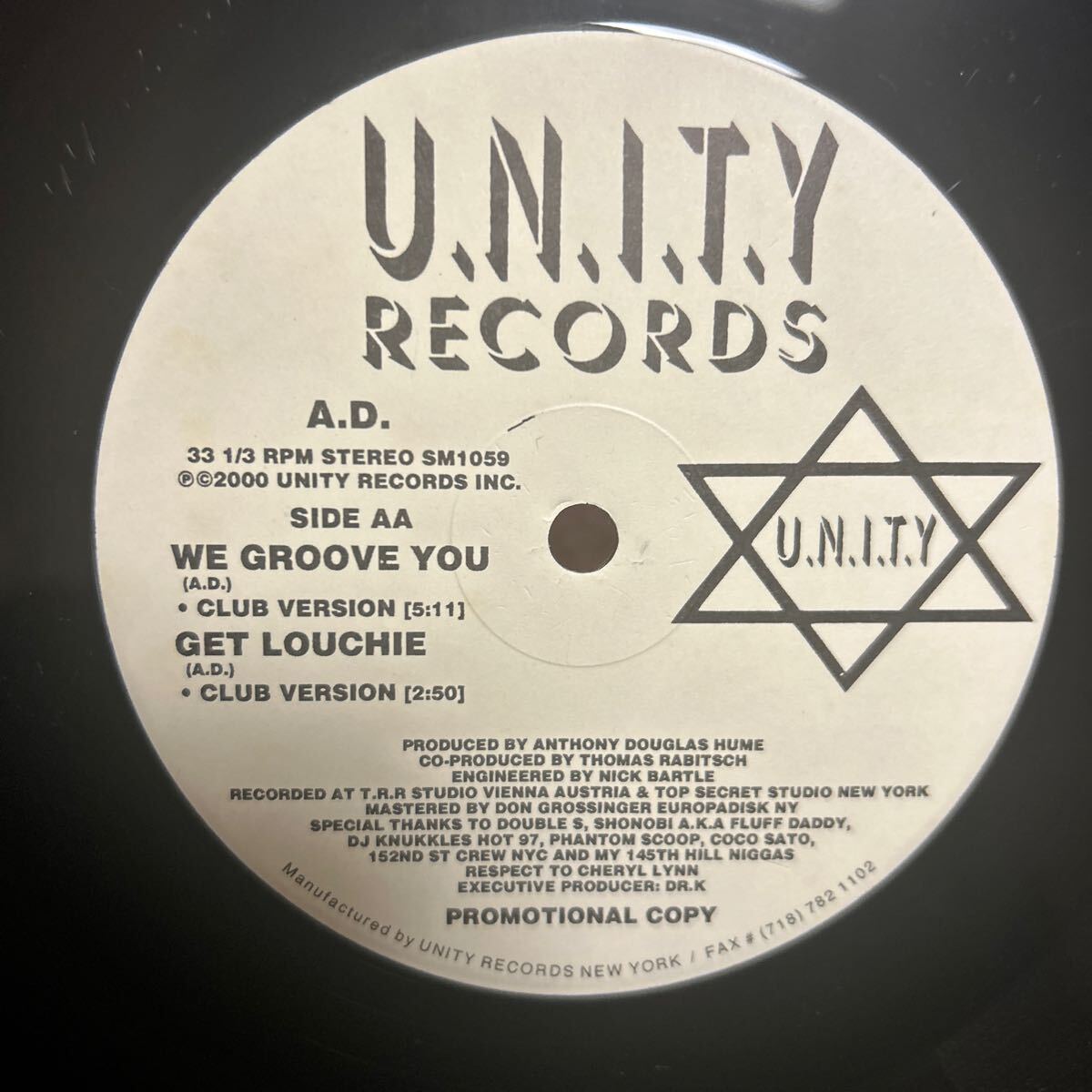 A.D. / Let It Flow / Say You Love Me / We Groove You / Get Louchie / LP レコード