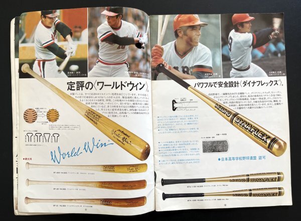 昭和レトロ カタログ「’76 BASEBALL」野球 資料 郷土資料の画像5