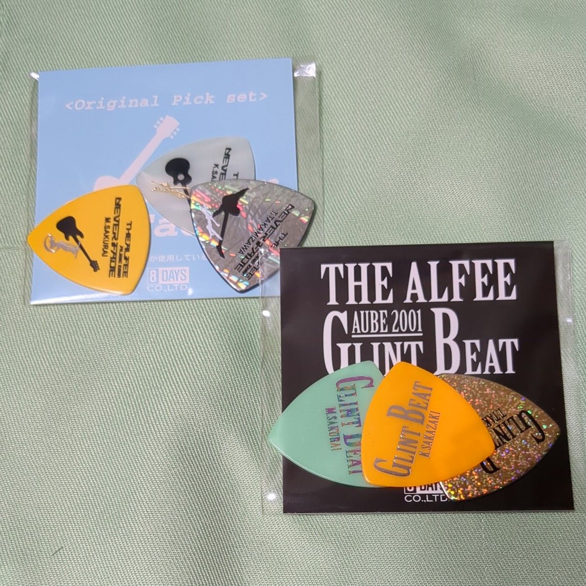 THE ALFEE　ピックセット　2001年ツアーグッズ　アルフィー