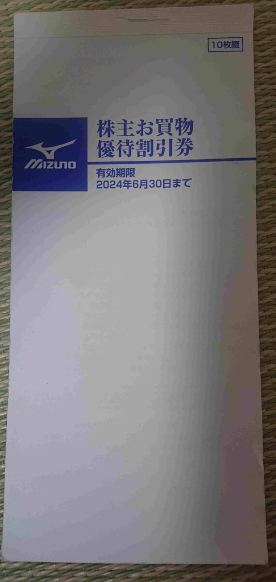 10枚綴 ミズノ 株主お買物優待割引券 6/30 未使用 1冊 冊子 クーポン MIZUNO 20% スポーツ用品 スニーカーの画像1