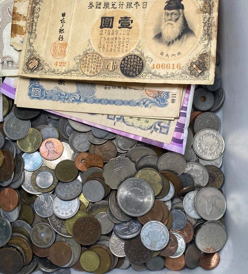 約5㎏　世界コインまとめ　日本　中国　アメリカ　紙幣　F4_画像3