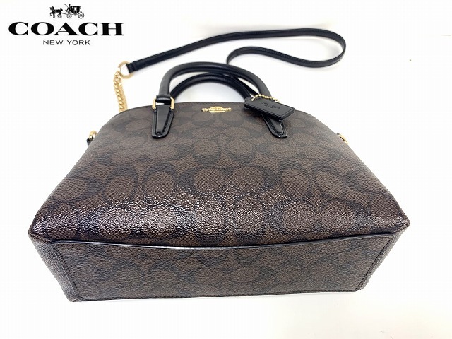 良品 送料無料 コーチ COACH シグネチャー 2WAY ショルダー 良品 送料無料 コーチ COACH シグネチャー 2WAY ショルダー