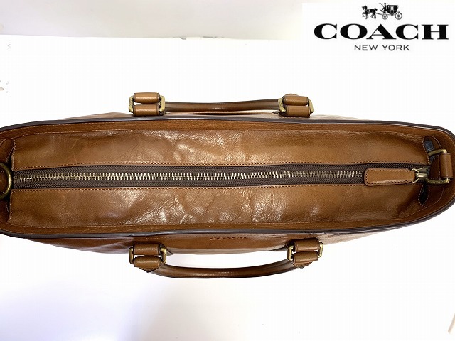 美品★送料無料★ コーチ メンズ COACH ペブルド レザー ブリーカー レガシー 2Way ショルダーバッグ トートバッグ ビジネストート _画像5