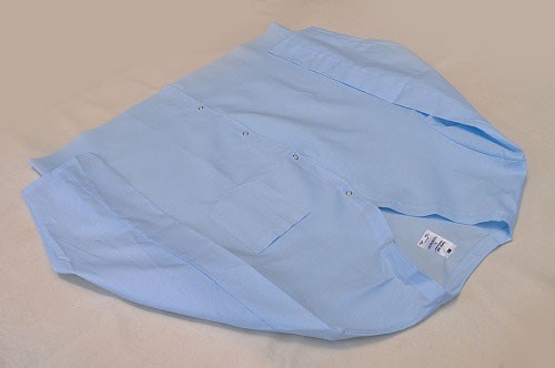 アメリカ軍放出実物新品　パジャマトップ　ライトブルーLサイズ新品スリーピングシャツ長袖_画像8