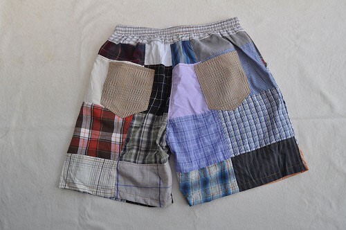 Crazy Pattern Shorts クレイジーパターンショーツ　フリーサイズ　24-4P-06　リメイク　アップサイクル_画像2