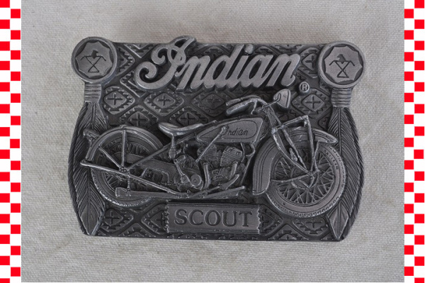 Indian インディアン　ベルトバックル　SCOUT 新品_画像1