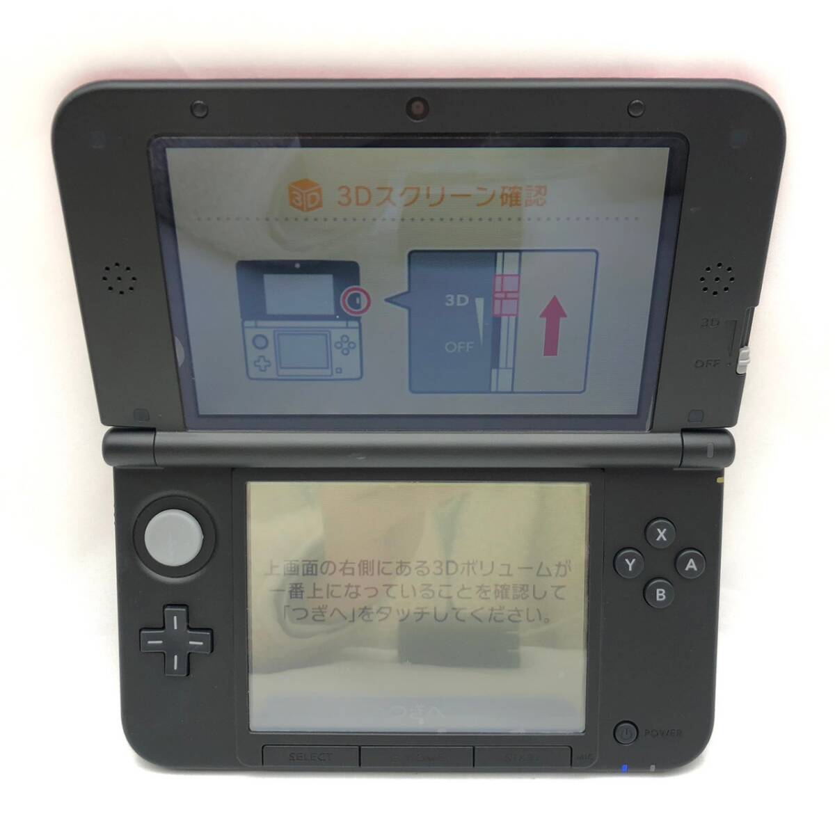 BDm020I 読込◯ 状態良好 Nintendo 3DS LL SPR-001 レッドブラック ソフトケース 充電器 ACアダプタ 得点力 中学実技 ソフト セット まとめ_画像2