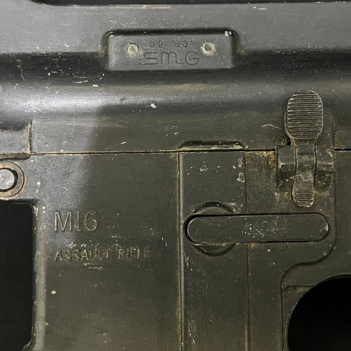 BDg198I 120 MGC 金属製モデルガン M16 アサルトライフル SMG刻印 トイガン ミリタリーグッズ レトロの画像8