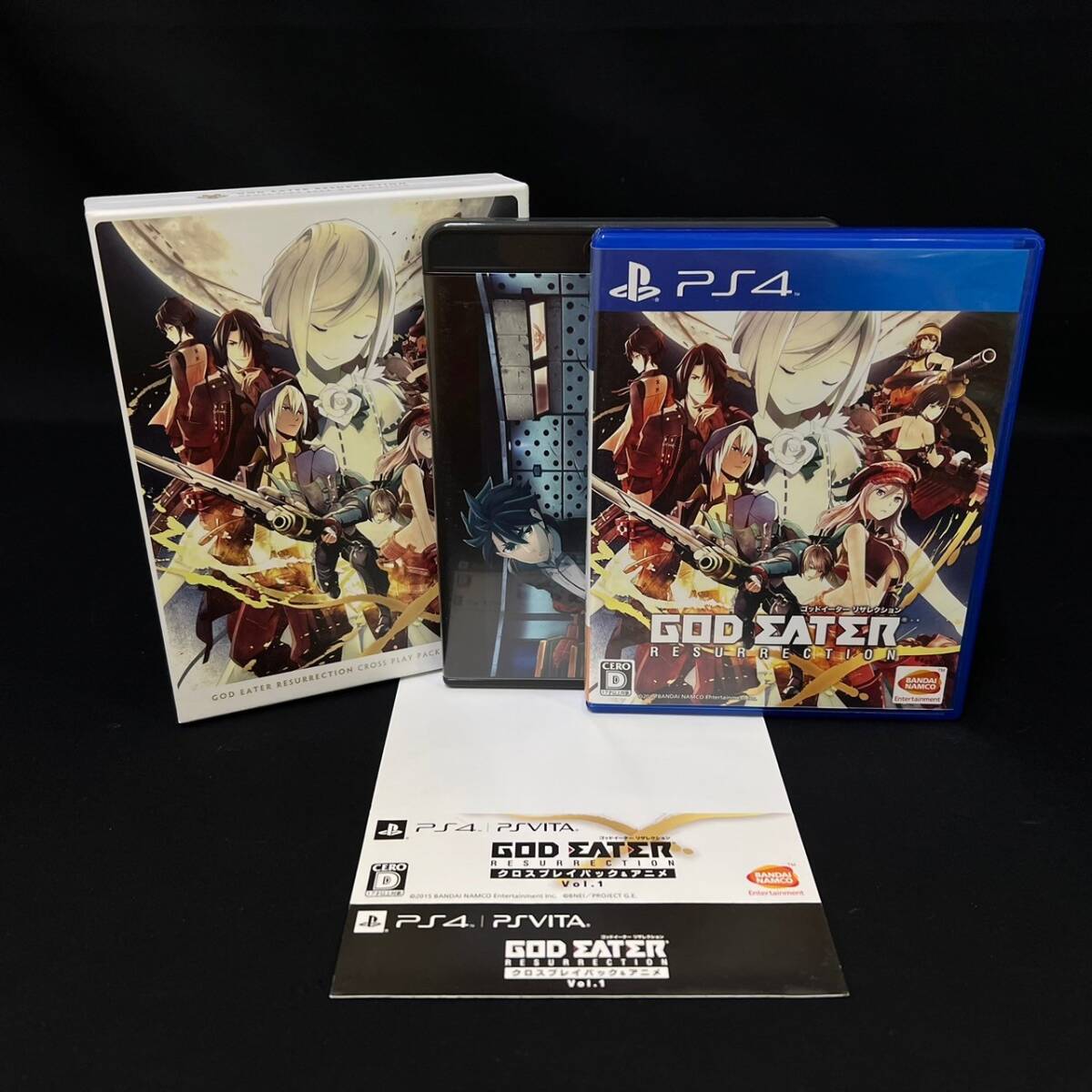 BDg212I 60 PS4ソフト+Blu-rayディスク ゴッドイーター リザレクション クロスプレイパック アニメ Vol.1 GOD EATER RESURRECTION BANDAIの画像1