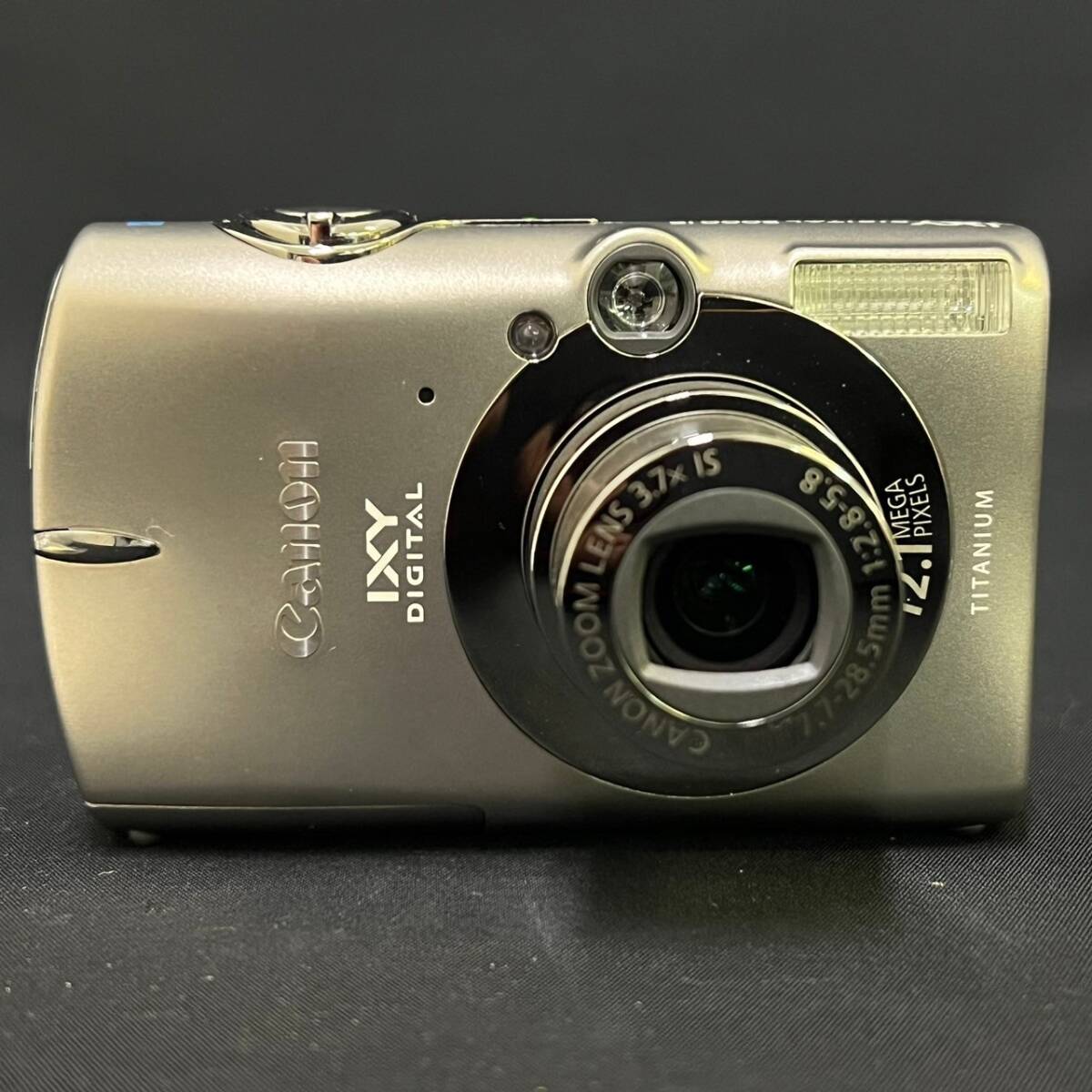 BDg229I 60 箱付き Canon IXY Digital 2000IS PC1248 デジタルカメラ 純正 専用ケース シルバー SDカード2GB 充電器 説明書 イクシー_画像2
