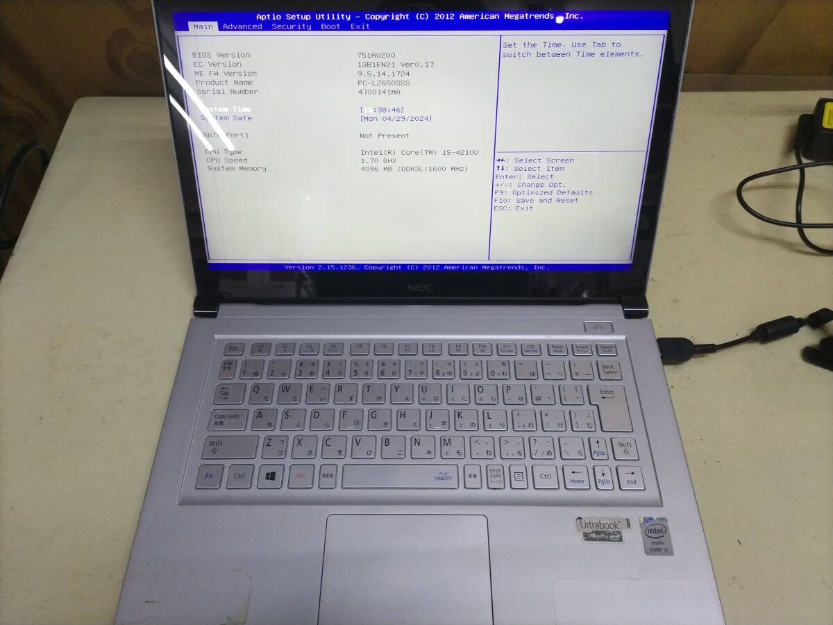 ☆ ジャンク品 NEC PC-LZ650SSS ☆_画像1