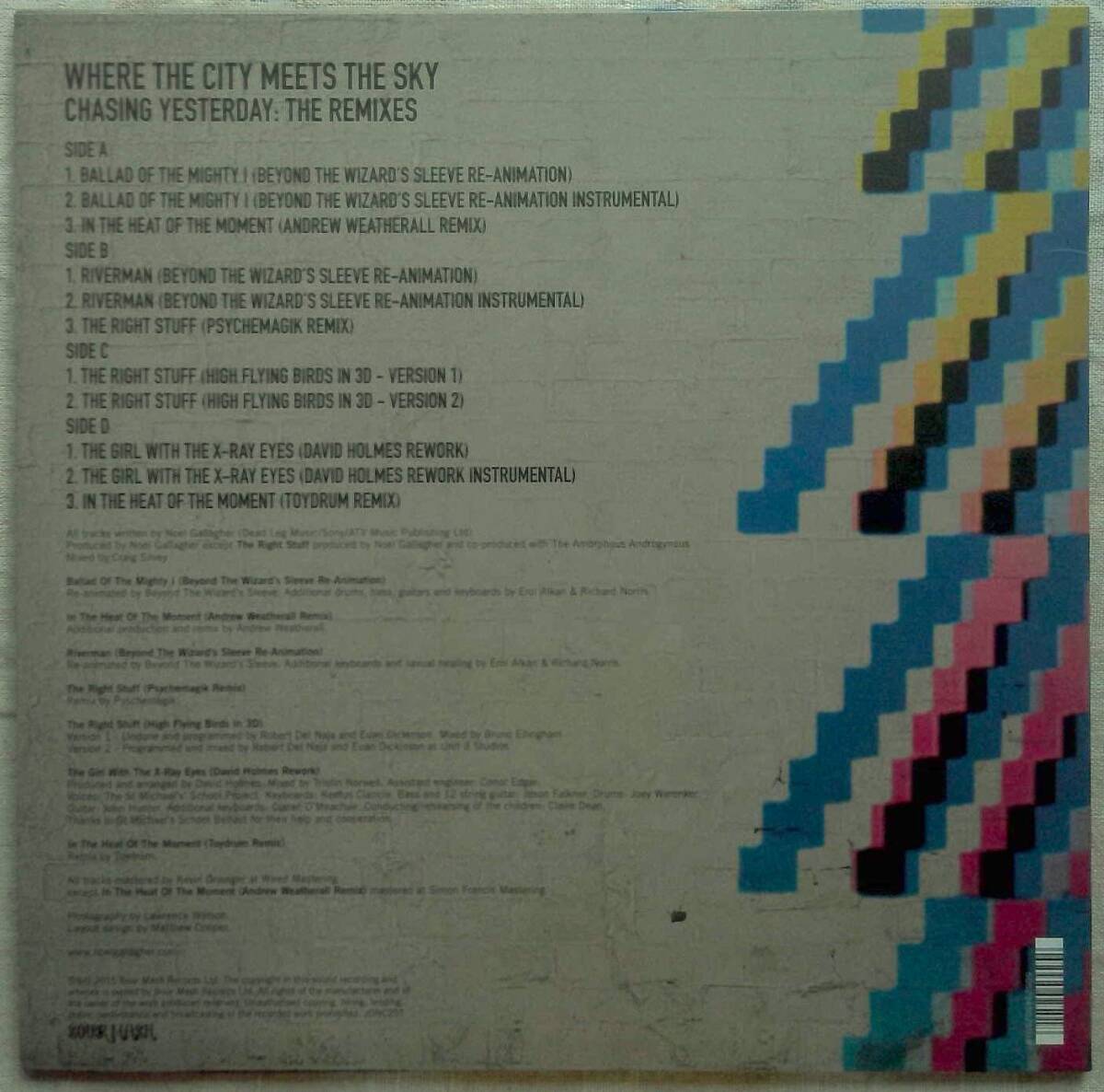 Noel Gallagher's High Flying Birds Where the City Meets the Sky : The Remixes 2枚組LP_画像2