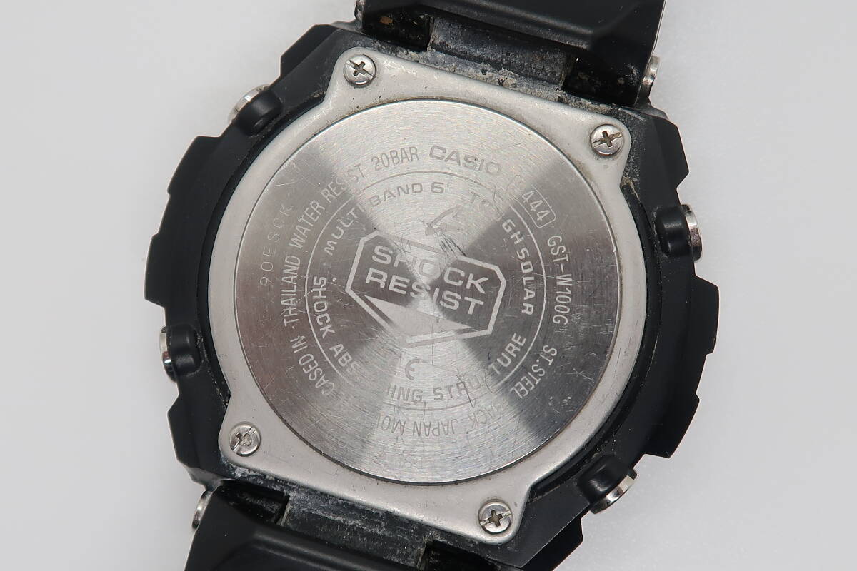 ▲▽1円～カシオ CASIO G-SHOCK G-STEEL GST-W100G ソーラー 腕時計△▼の画像8