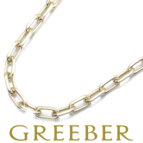  Cartier chain necklace s Pal ta rental 50cm 24.3g K18YG BLJ