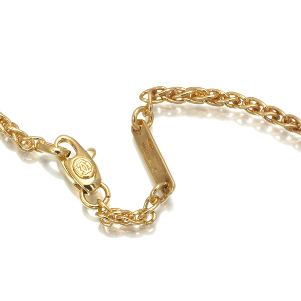  Cartier chain necklace spike 42cm K18YG BLJ