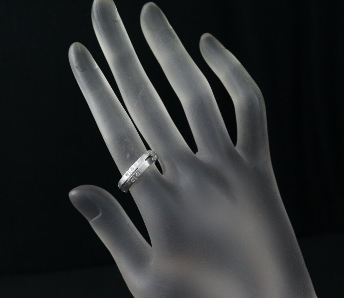  Tiffany ring diamond -stroke Lee me licca 10.5 number K18WG BLJ