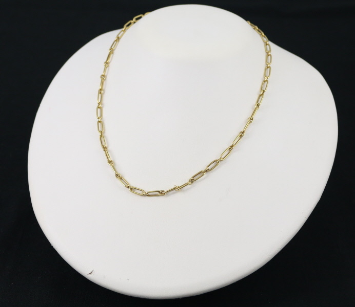  rare goods Cartier chain necklace link long 82cm 27g K18YG BLJ