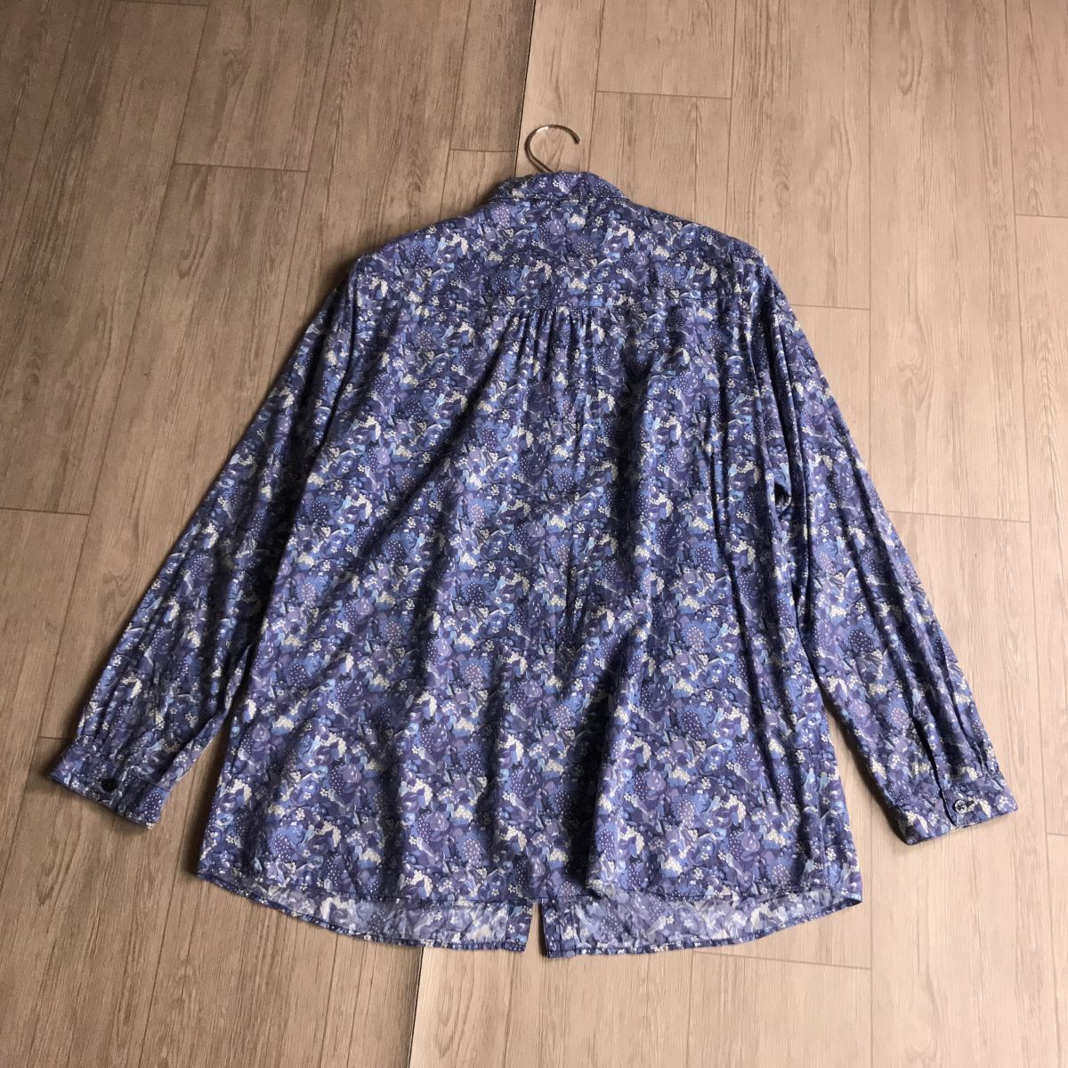 100円スタート☆ McGREGOR マックレガー LIBERTY リバティ 花柄 ブラウス シャツの画像6