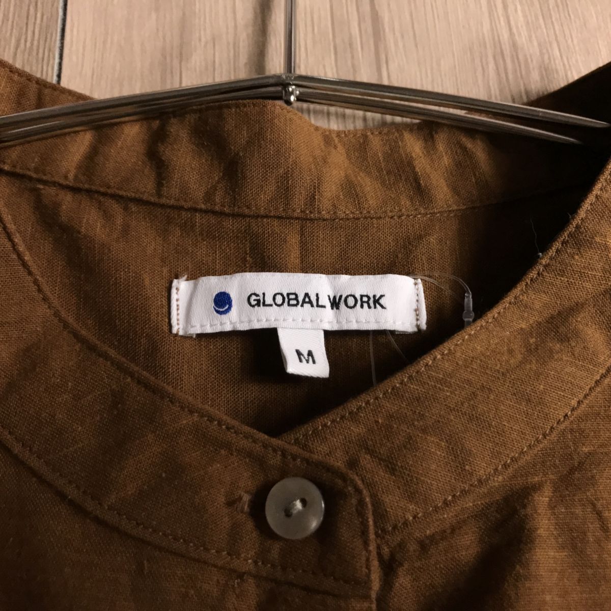 100円スタート☆ タグ付き GLOBAL WORK グローバルワーク イージーケア リネンチュニックの画像4