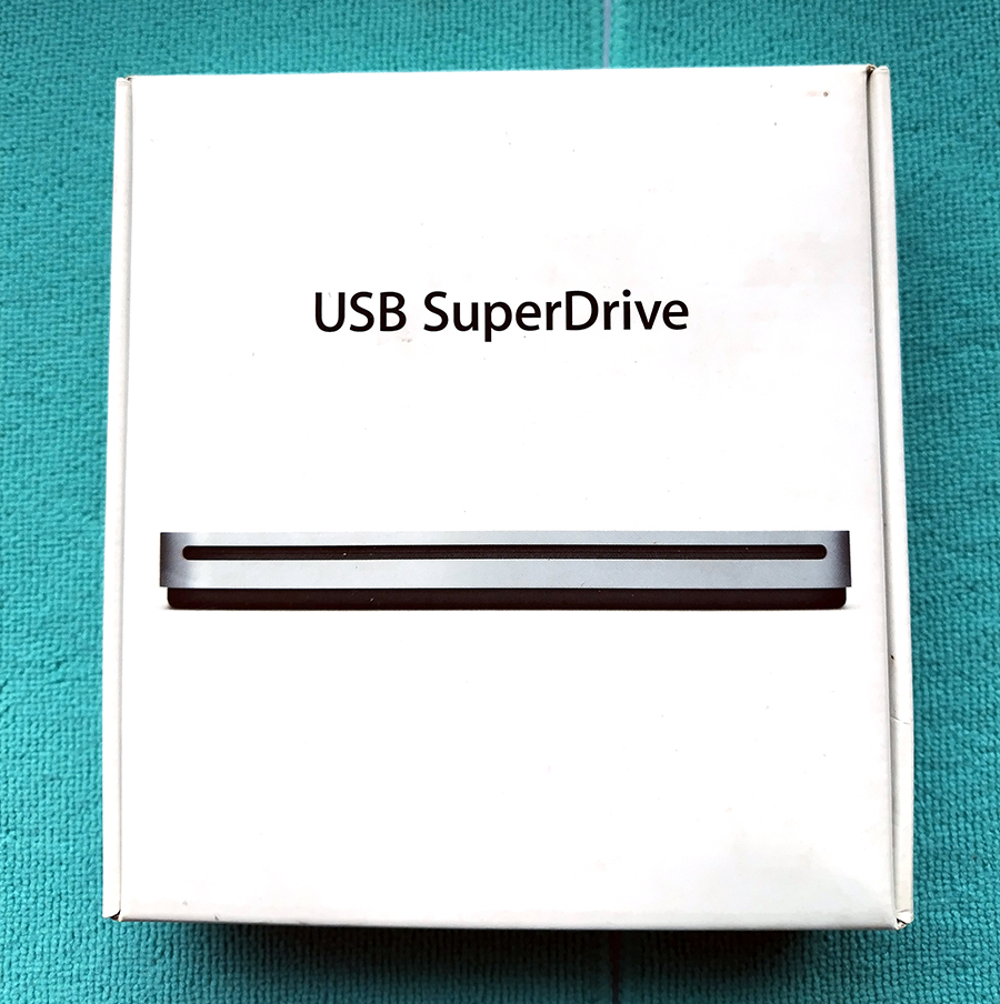 Apple純正のUSB SuperDriveスーパードライブ DVD,CDプレーヤー_画像1