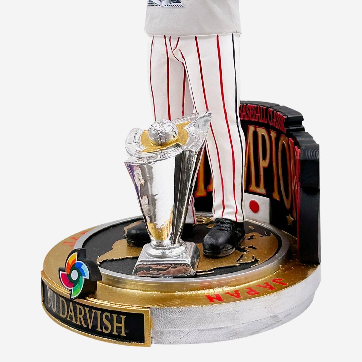 【MS】ダルビッシュ 2023年WBC 優勝キャップ ボブルヘッド人形 新品 世界123個限定版 完売品 バブルヘッド 首振り人形 大谷翔平の画像4