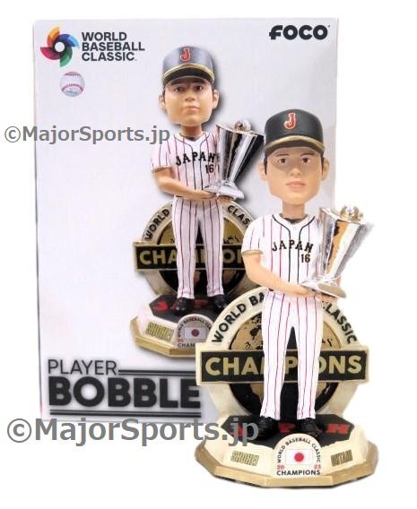 【MS】大谷翔平 2023年WBC 優勝記念 ボブルヘッド人形 新品 世界323個限定版 完売品 バブルヘッド 首振り人形の画像1