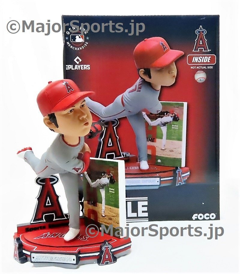 【MS】大谷翔平 米Sports Illustrated 表紙 ピッチング ボブルヘッド人形 世界200個限定 新品箱入り 完売品 バブルヘッド 首振り人形 WBCの画像1