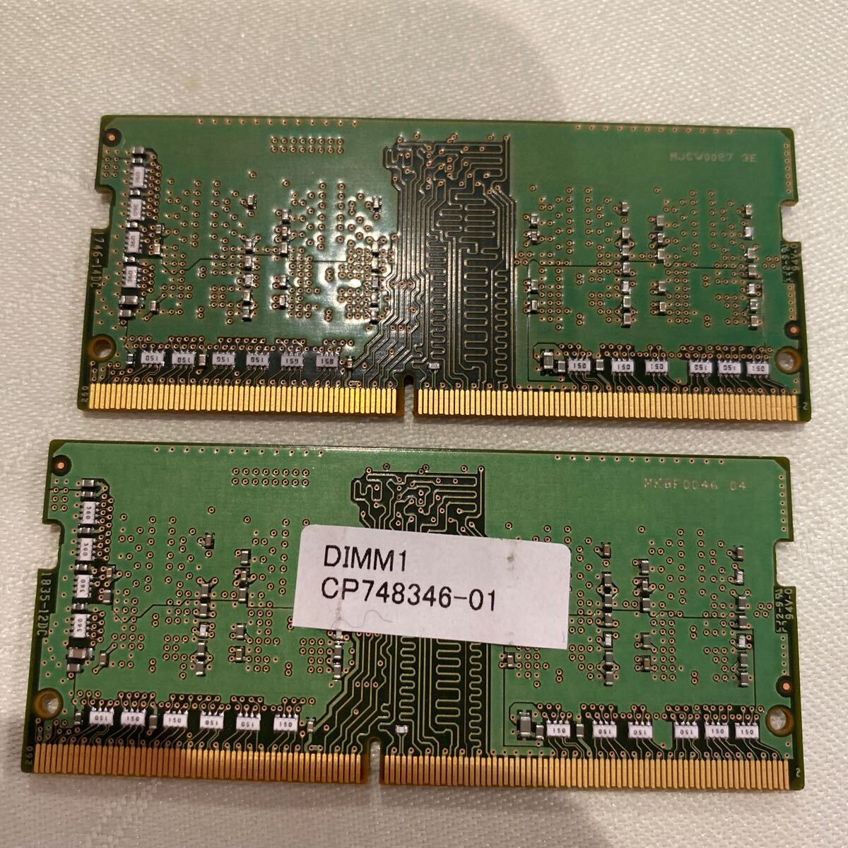 SKhynix DDR4 19200 1RX16 PC4 2400T 4GBX2枚セット(8GB)の画像2