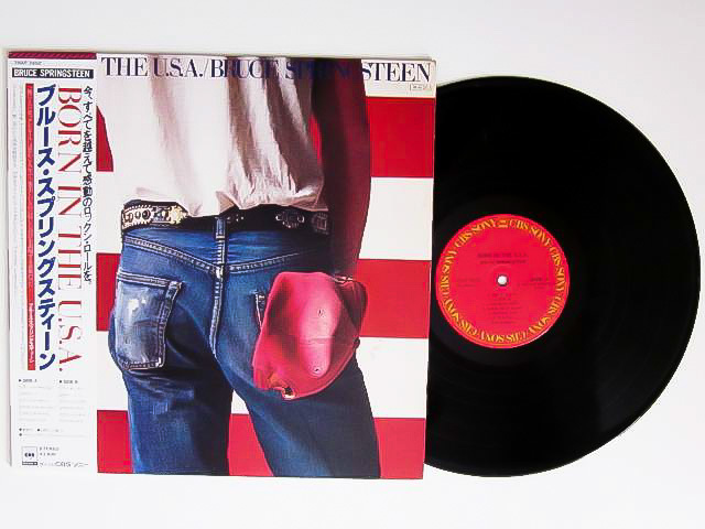 【即決】LP レコード【初回プレス 1984年 日本盤 解説歌詞ライナー付】BRUCE SPRINGSTEEN ブルース スプリングスティーン BORN IN THE USA_画像1