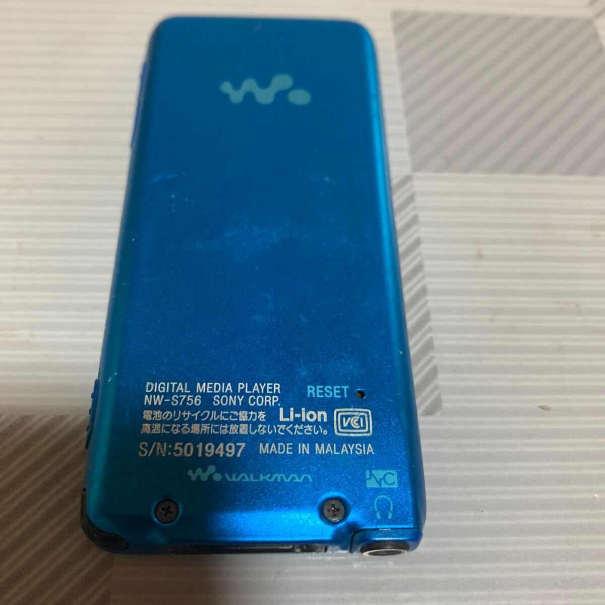 SONY ウォークマン NW- S756初期化済み 32GBジャンク品の画像3